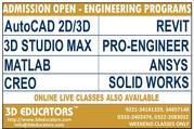 Engineering Courses offered by 3D Educators
